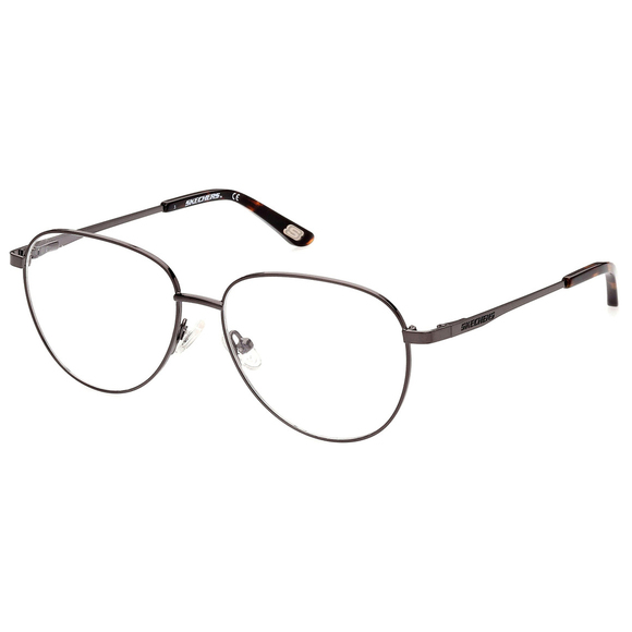NWT SKECHERS  SE3334 008 52 Shiny Gunmetal Eyeglasses - Picture 1 of 2